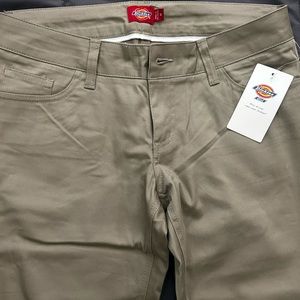 *NEW* Dickies skinny pants. Tan. Size 11